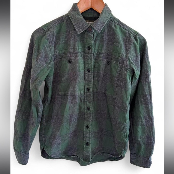 Green Button Down Shirt - Picture 2 of 7